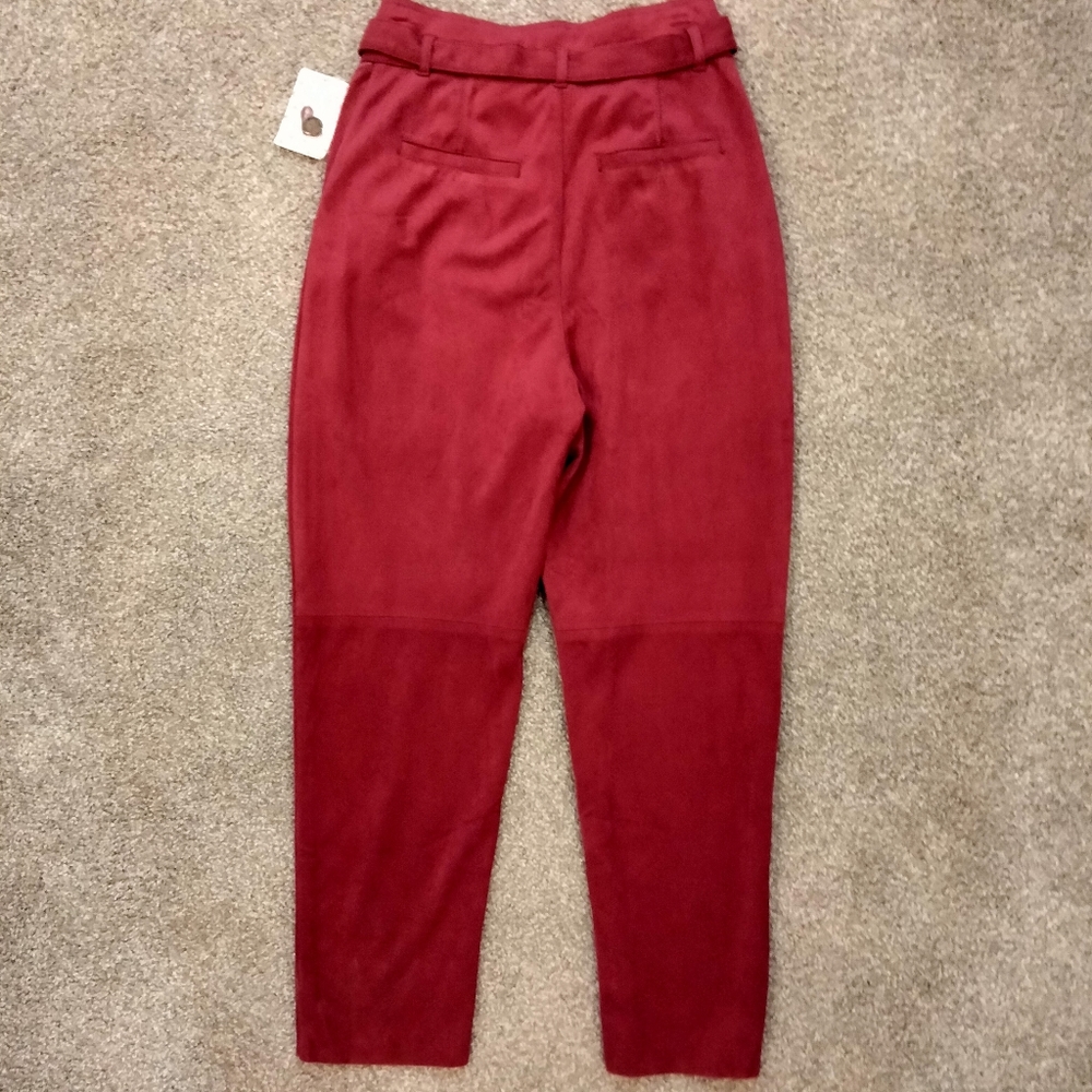NWT Sz 2 Free People Moleskin Tapered Pants - Picture 2 of 13